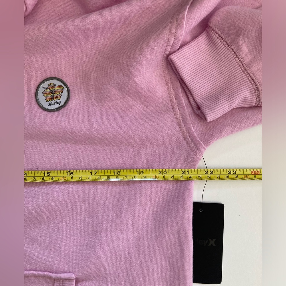 HURLEY | NWT Lavender Full Zip Fleece Hoodie Sweater - Picture 9 of 9